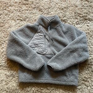EUC Joy Lab Gray 1/2 Zip Sherpa Pullover